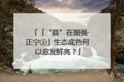 「“县”在图强·正宁③」生态底色何以愈发鲜亮？