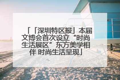 「深圳特区报」本届文博会首次设立“时尚生活展区”东方美学相伴 时尚生活呈现