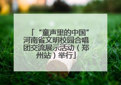 “童声里的中国”河南省文明校园合唱团交流展示活动（郑州站）举行
