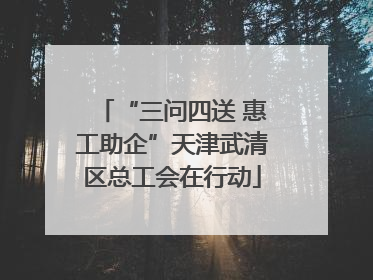 “三问四送 惠工助企”天津武清区总工会在行动