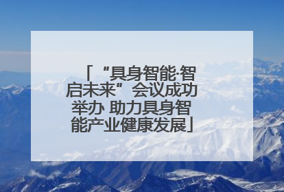 “具身智能·智启未来”会议成功举办 助力具身智能产业健康发展