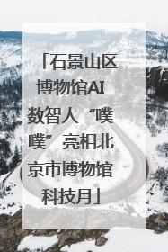 石景山区博物馆AI数智人“噗噗”亮相北京市博物馆科技月