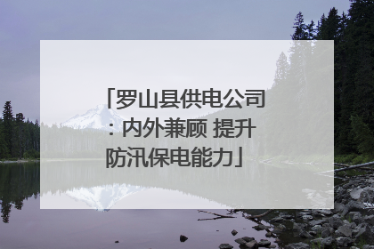 罗山县供电公司：内外兼顾 提升防汛保电能力