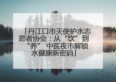 丹江口市天使护水志愿者协会：从“饮”到“养” 中医夜市解锁水健康新密码