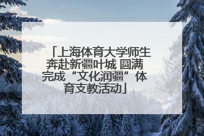 上海体育大学师生奔赴新疆叶城 圆满完成“文化润疆”体育支教活动