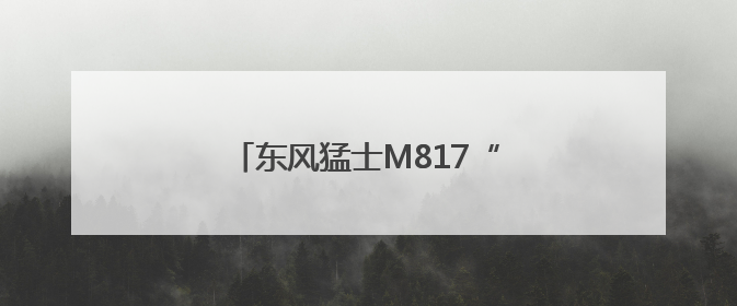 东风猛士M817“亮剑”粤港澳车展