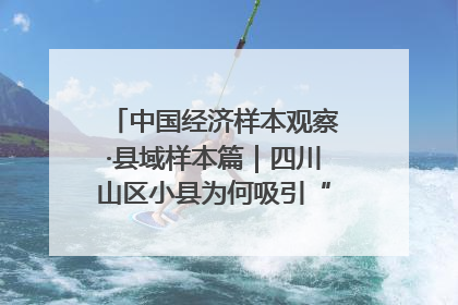 中国经济样本观察·县域样本篇｜四川山区小县为何吸引“村播”扎堆？