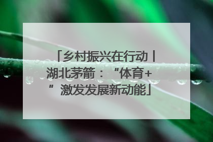 乡村振兴在行动丨湖北茅箭：“体育+”激发发展新动能