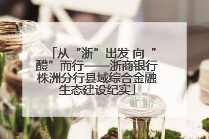 从“浙”出发 向“醴”而行——浙商银行株洲分行县域综合金融生态建设纪实