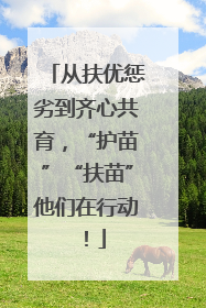 从扶优惩劣到齐心共育，“护苗”“扶苗”他们在行动！