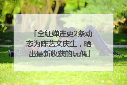 全红婵连更2条动态为陈艺文庆生，晒出最新收获的玩偶