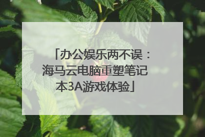 办公娱乐两不误：海马云电脑重塑笔记本3A游戏体验