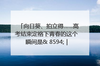 向日葵、拍立得……高考结束定格下青春的这个瞬间是& 8594;｜2025四川高考