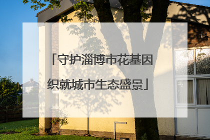 守护淄博市花基因 织就城市生态盛景
