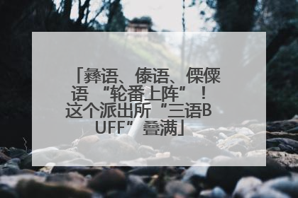 彝语、傣语、傈僳语 “轮番上阵”！这个派出所“三语BUFF”叠满