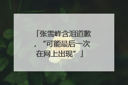 张雪峰含泪道歉，“可能最后一次在网上出现”