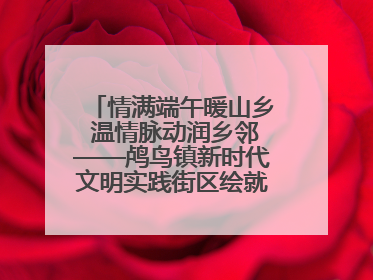 情满端午暖山乡 温情脉动润乡邻——鸬鸟镇新时代文明实践街区绘就文化共富新图景