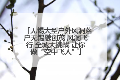 无锡大型户外风洞落户无锡融创茂 风洞飞行 全城大挑战 让你做“空中飞人”