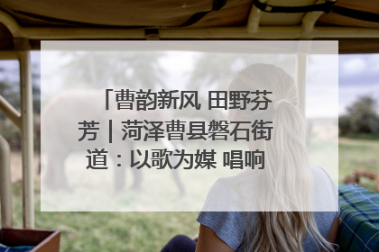 曹韵新风 田野芬芳｜菏泽曹县磐石街道：以歌为媒 唱响乡土“新歌声”
