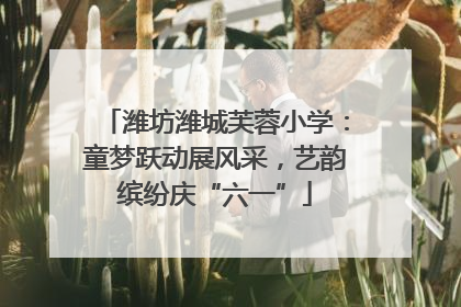 潍坊潍城芙蓉小学：童梦跃动展风采，艺韵缤纷庆“六一”