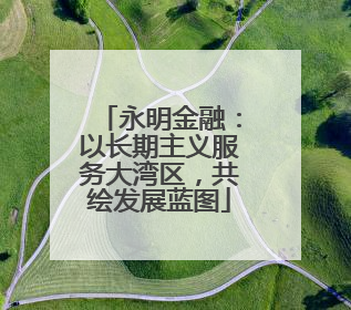 永明金融：以长期主义服务大湾区，共绘发展蓝图