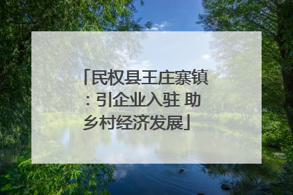 民权县王庄寨镇：引企业入驻 助乡村经济发展