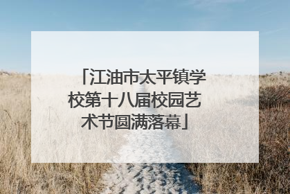 江油市太平镇学校第十八届校园艺术节圆满落幕