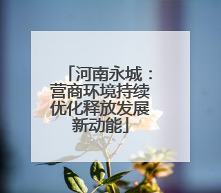 河南永城：营商环境持续优化释放发展新动能