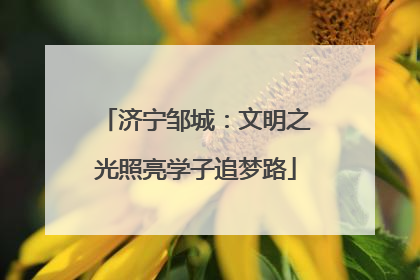 济宁邹城：文明之光照亮学子追梦路