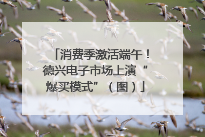 消费季激活端午！德兴电子市场上演“爆买模式”（图）