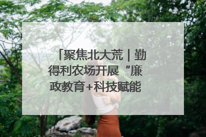 聚焦北大荒|勤得利农场开展“廉政教育+科技赋能”主题党日活动