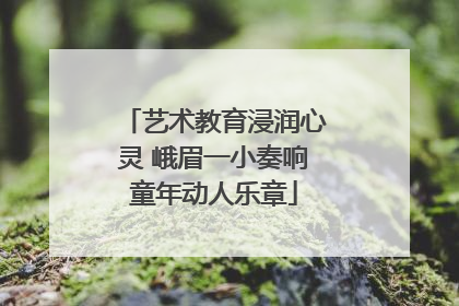 艺术教育浸润心灵 峨眉一小奏响童年动人乐章