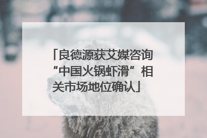 良德源获艾媒咨询“中国火锅虾滑”相关市场地位确认