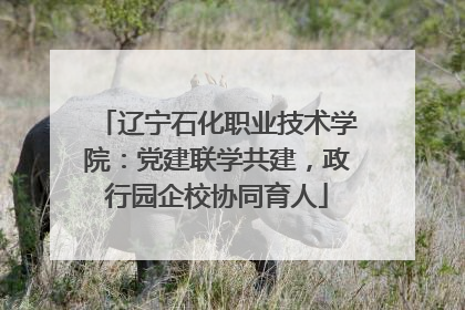 辽宁石化职业技术学院：党建联学共建，政行园企校协同育人