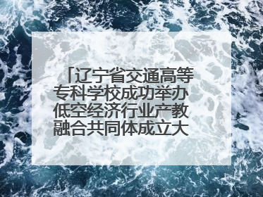 辽宁省交通高等专科学校成功举办低空经济行业产教融合共同体成立大会暨共建低空经济产教融合新生态论坛