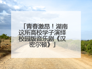 青春激昂！湖南这所高校学子演绎校园版音乐剧《汉密尔顿》