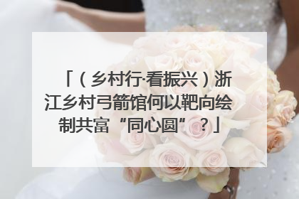 （乡村行·看振兴）浙江乡村弓箭馆何以靶向绘制共富“同心圆”？