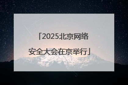 2025北京网络安全大会在京举行