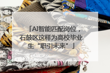 AI智能匹配岗位，石鼓区这样为高校毕业生“职引未来”