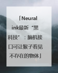 Neuralink最新“黑科技”：脑机接口可让猴子看见不存在的物体